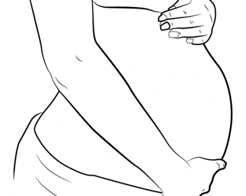 how-to-draw-Pregnant-Belly-step-0